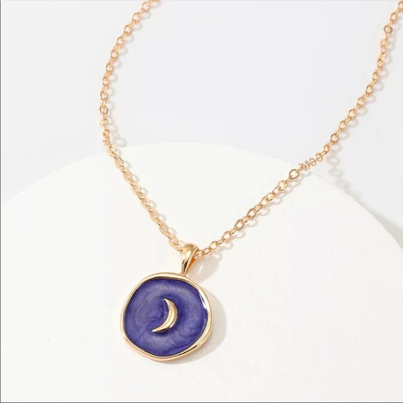 3/$30 RESTOCKED! Star Moon Lightening Round Pendant Necklace Boho Cute - Picture 5 of 10